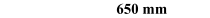 650 mm